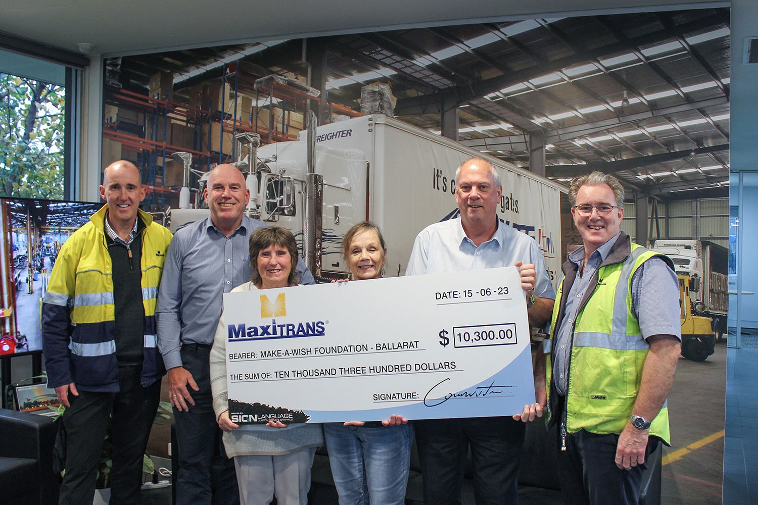 MaxiTRANS Supports Make-A-Wish Australia