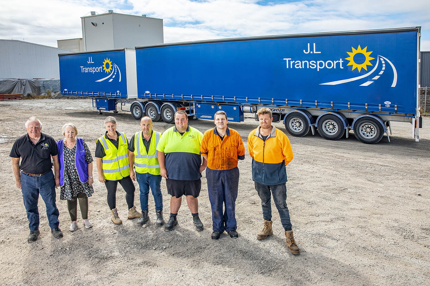 JL Transport family run business with Freighter semi trailers