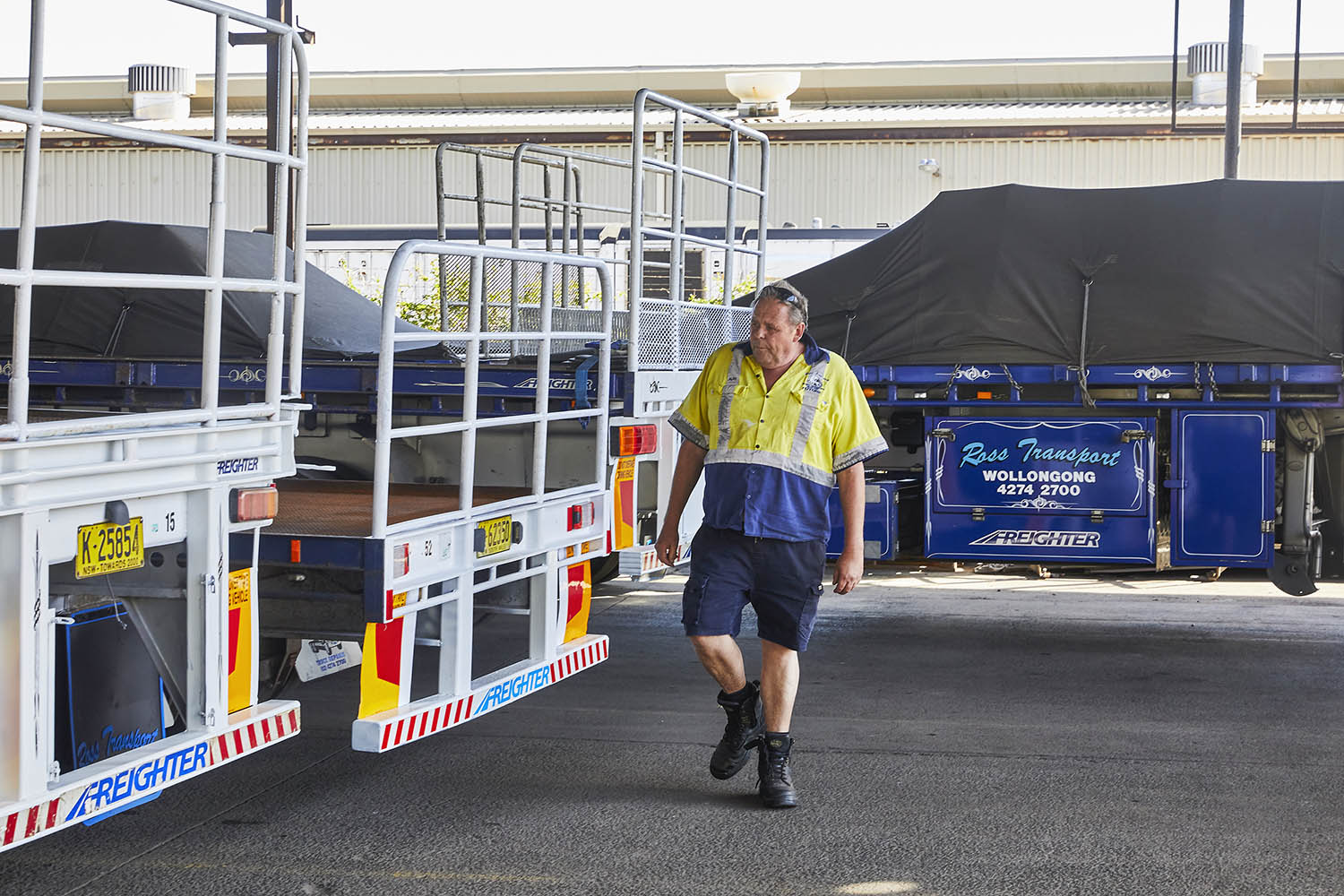 Freighter semi trailers australian made Ross Transport